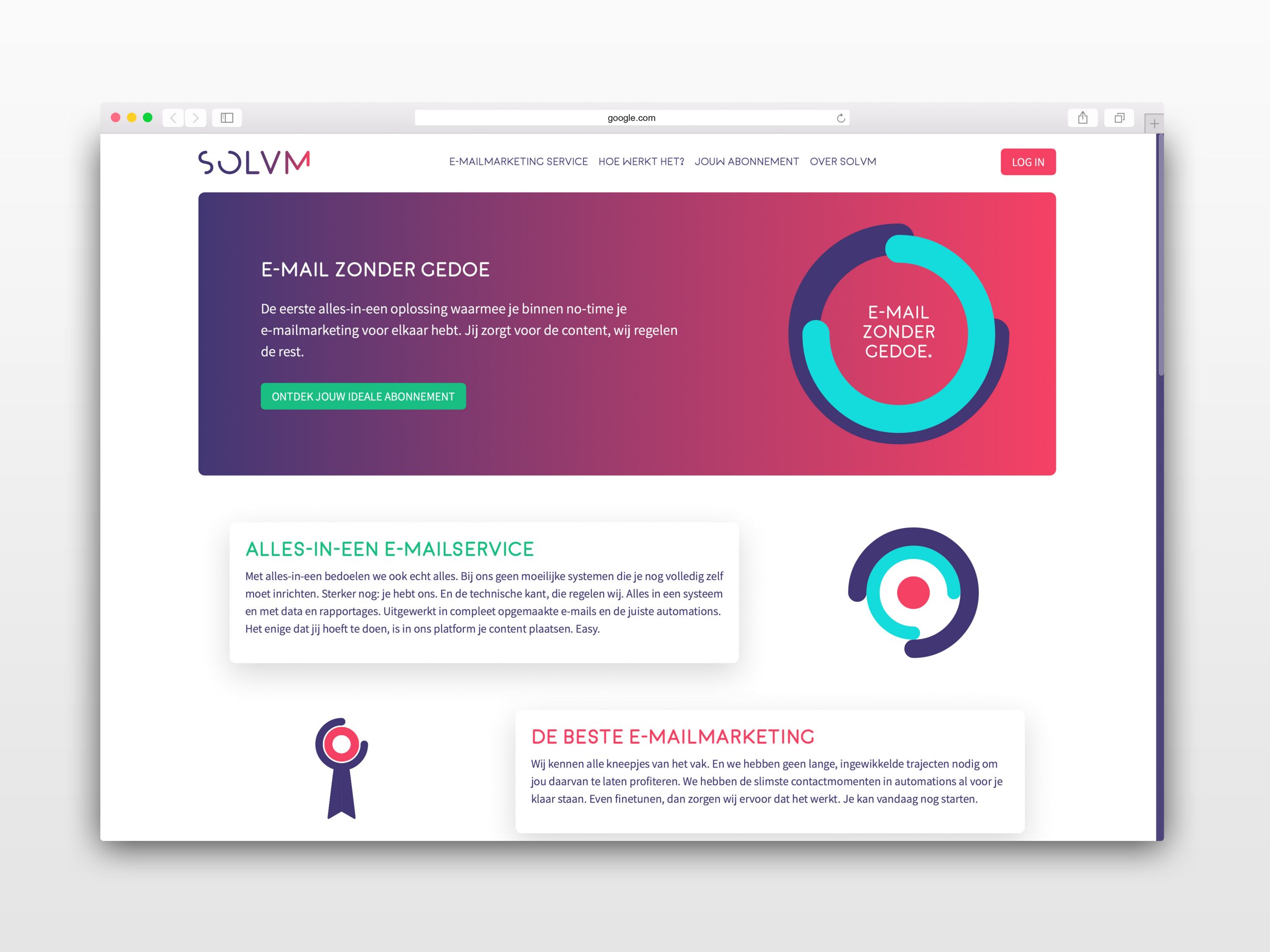 SOLVM email marketing branding identity